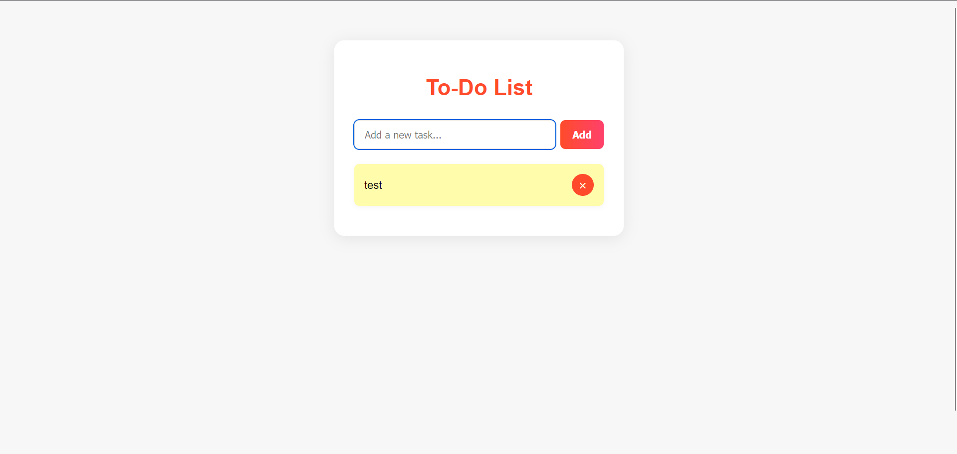 Simple ToDo List